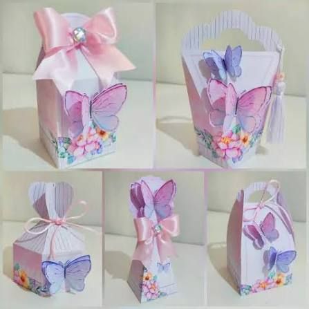 Kit de papelaria personalizada — Kit Borboletas